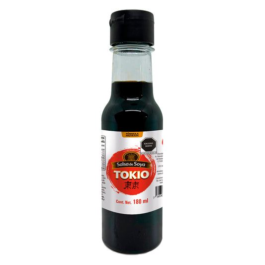 Salsa de Soya Tokio 180 ml para Cocina Asiática, Marinados y Sazonar Alimentos