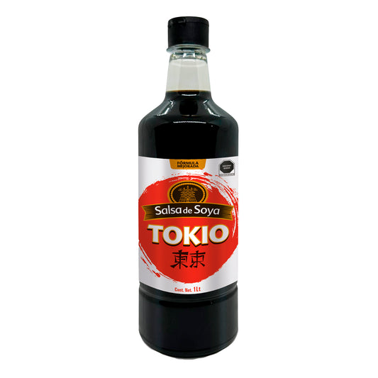 Salsa de Soya Tokio 1 L para Cocina Asiática, Marinados y Sazonar Alimentos