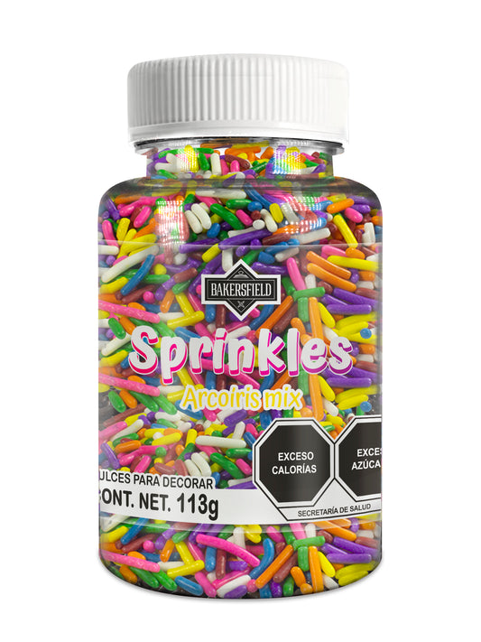 Set de 12 frascos de Sprinkles Colores de 113 gr c/u (1.35 kg total)