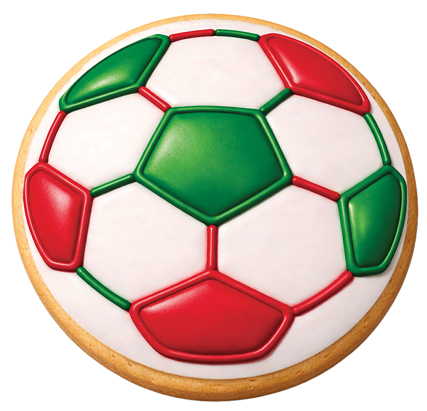 Kit Bakersfield Galleta Decorar Fútbol Vainilla 90g 12 Pack
