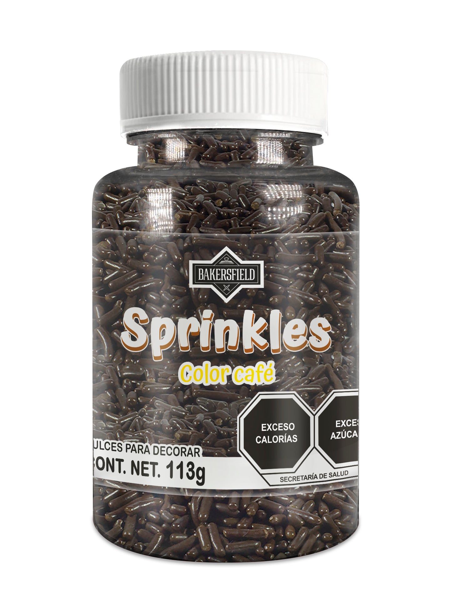 Set de 12 frascos de Sprinkles Chocolate de 113 gr c/u (1.35 kg total)