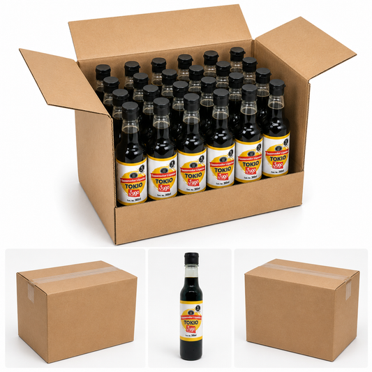 Sazonador Líquido Tokio Caja con 24 Piezas de 360 ml c/u (Contenido Total: 8.64 L) para Carnes, Marinados y Cocina Oriental