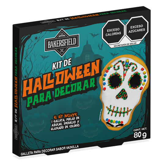 Bakersfield Kit Galleta Halloween 90 g Individual para Decorar