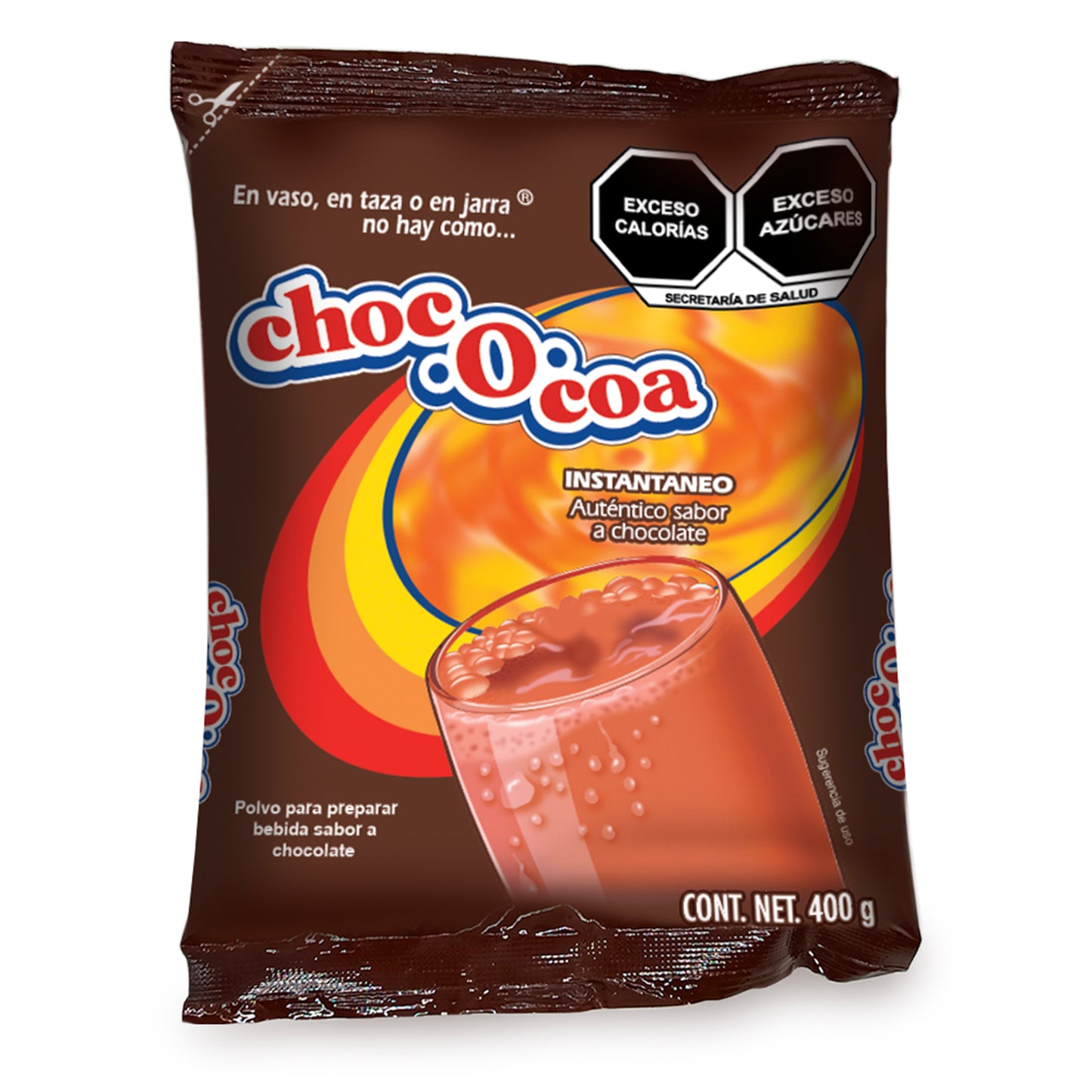 Chocolate en Polvo Sabor Chocolate Chococoa 400 g para Preparar Bebidas