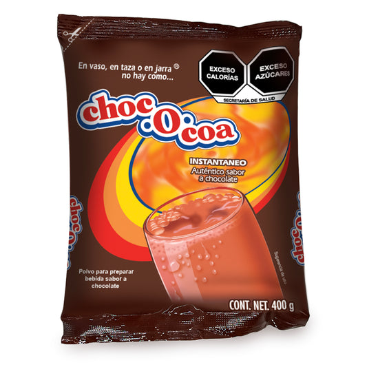 Chocolate en Polvo Sabor Chocolate Chococoa 400 g para Preparar Bebidas