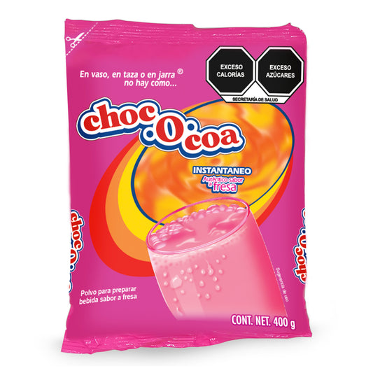 Polvo para Bebida Sabor Fresa Chococoa 400 g