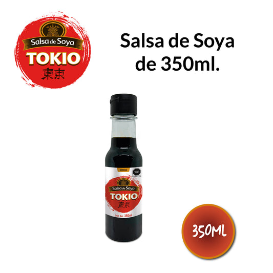 Salsa de Soya Tokio 350 ml para Cocina Asiática, Marinados y Sazonar Alimentos