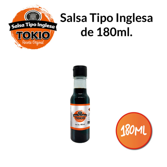 Salsa Tipo Inglesa Tokio 180 ml para Carnes, Mariscos y Cocina Tradicional
