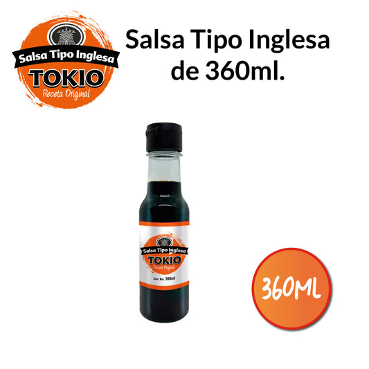 Salsa Tipo Inglesa Tokio 360 ml para Carnes, Mariscos y Cocina Tradicional