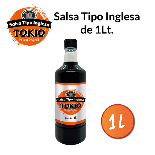 Salsa Tipo Inglesa Tokio 1 L para Carnes, Mariscos y Cocina Tradicional