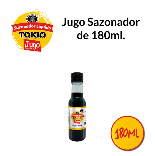 Sazonador Líquido Tokio 180 ml para Carnes, Marinados y Cocina Oriental